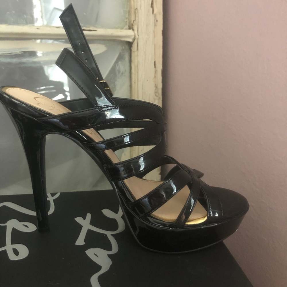 Black Jessica Simpson Platforms